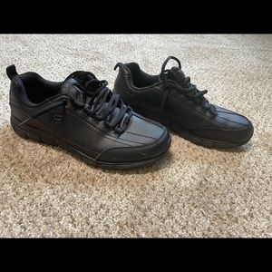 All black none skid shoes
